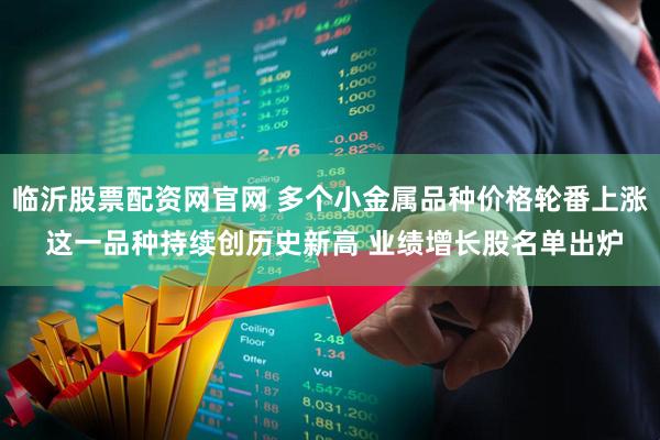 临沂股票配资网官网 多个小金属品种价格轮番上涨 这一品种持续创历史新高 业绩增长股名单出炉